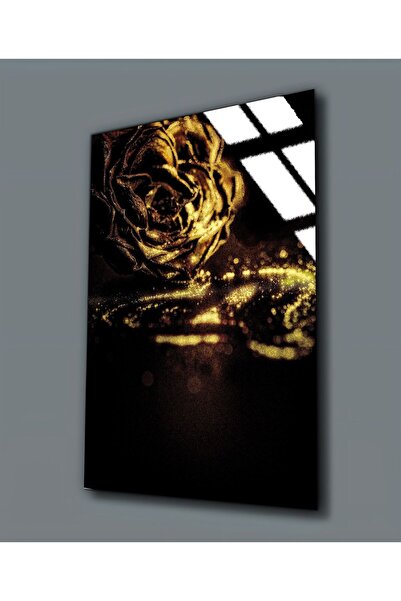 Harikabirev HARİKABİREV | STICLA INERABLE (TEMPERATA) NEGRU-AUR TABLA DE LUMI...