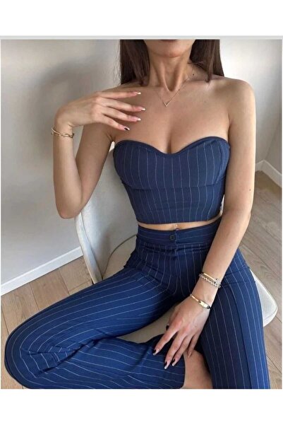 ROSE TML Дамски горен комплект на райета Çimalı