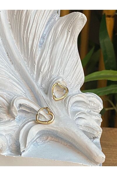 Lucios ALTIN İŞÇİLİKLİ YÜKSEK KALİTELİ KALP BEBEK KÜPE SERİSİ ( 1 - 3 YAŞ UYUMLUDUR.)