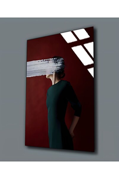 Harikabirev HARİKABİREV | STICLA INERABLE (TEMPERATA) TABLOA FEMEI 01 | TMTEKLİ