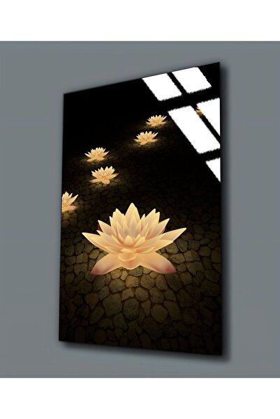 Harikabirev HARİKABİREV | TABLA DE FLORI DE NARGHILĂ DE STICLA INRĂZĂTĂ (TEMPERATĂ) | TMTEKLİ