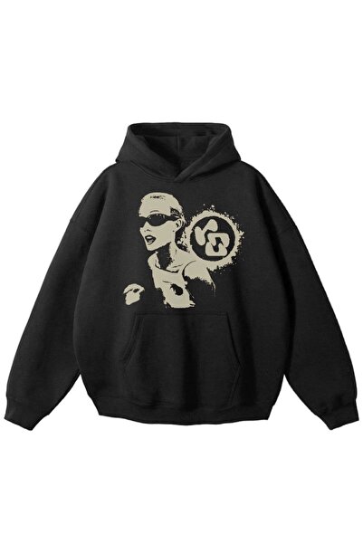 MAYDAY CULTURE Φούτερ Unisex με φαρδιά εφαρμογή, τρεις κλωστές και ριγέ σχέδι...