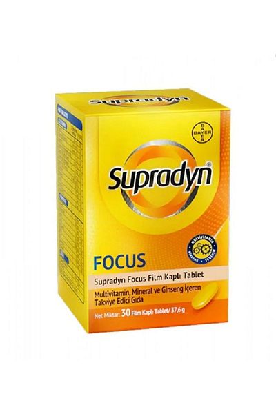 Supradyn FocusGinseng-Multivitaminand Multi Mineral Supplement