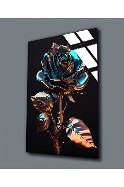 Harika bir ev ХАРИКАБИРЕВ | НЕРАЗБИВАЕМО СТЪКЛО (ЗАКРЪГЛЕНО) ЗЛАТНА ЦВЕТНА РИ...