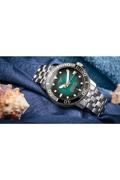 TISSOT Seastar 1000 Powermatic 80 Automatic Men's Wristwatch T120.407.11.091.01