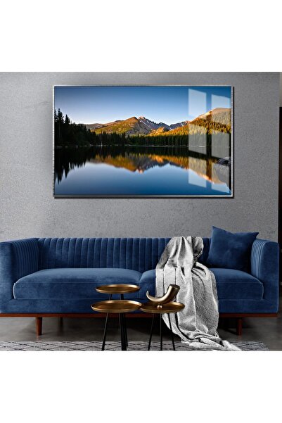 Harika bir ev Hari̇kabi̇rev | Blue Lake Landscape with Autumn Landscape 1 | F...