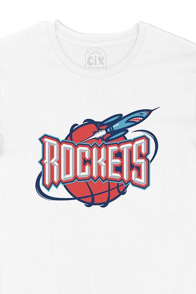 Cix Tricou alb unisex Rockets