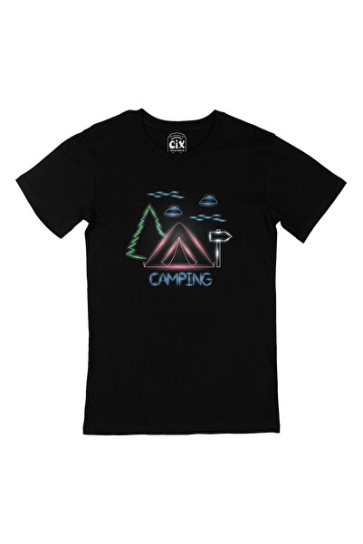 Cix Kamperska neon crna majica