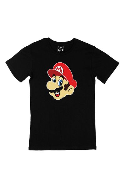 Cix Черна тениска Super Mario
