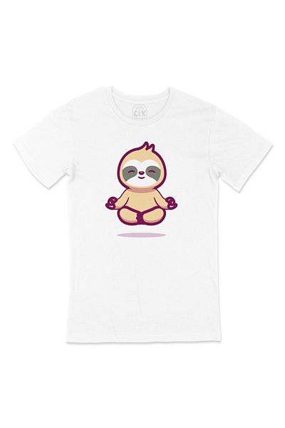 Cix Tricou Panda Patterned Mindfulness