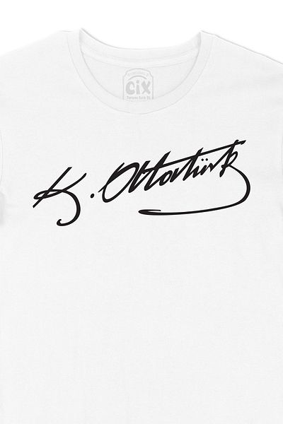 Cix Μπλουζάκι Unisex με υπογραφή Ataturk