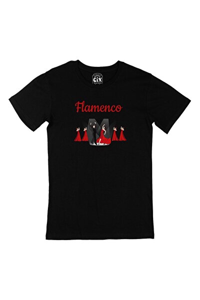 Cix Crna majica sa motivom flamenco plesa iz Sevilje