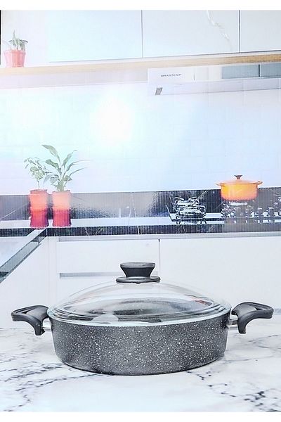 BRE HOME 28 cm crushed granite pot rice pot, 6-8 persons
