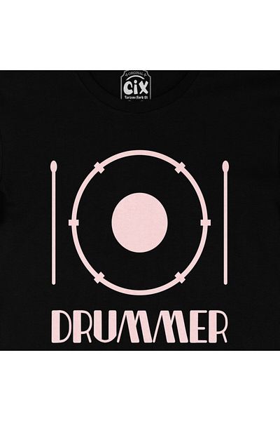 Cix Μαύρο μπλουζάκι Drummer