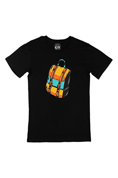 Cix Crna majica za putnike i backpackere