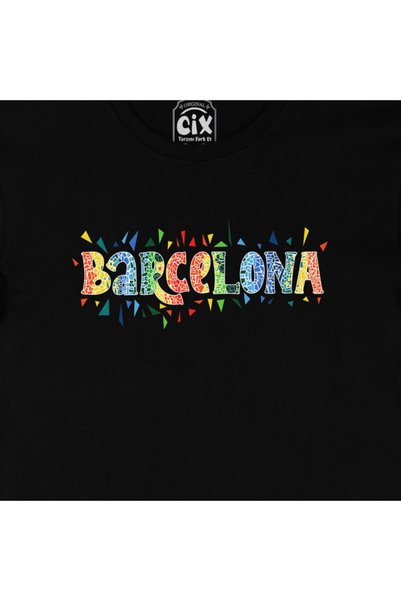 Cix Tricou negru Barcelona