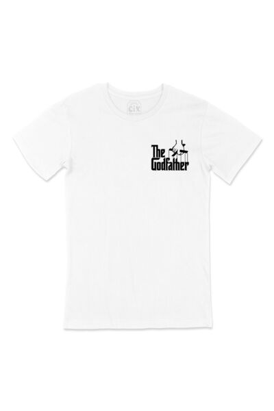Cix Bela majica sa dizajnom logotipa The Godfather Pocket