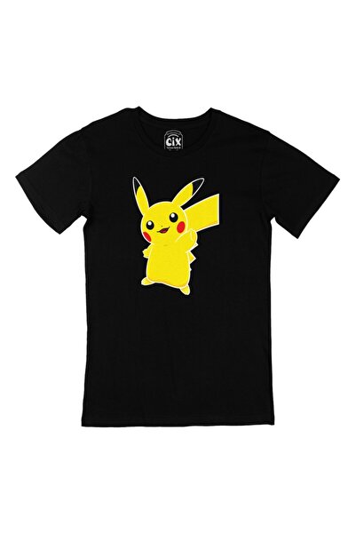 Cix بيكاتشو تي شيرت أسود