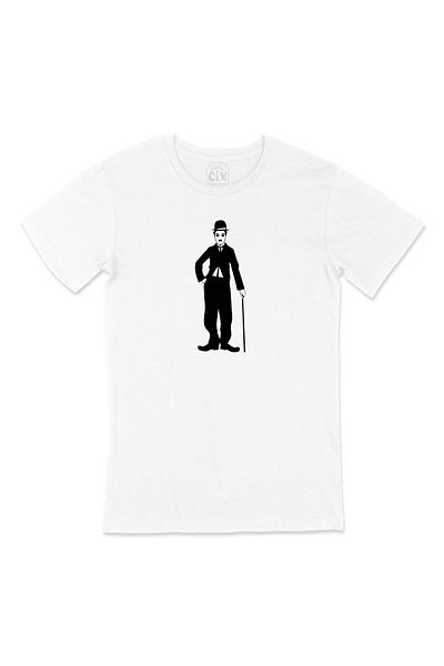 Cix Tricou Charlie Chaplin Cane