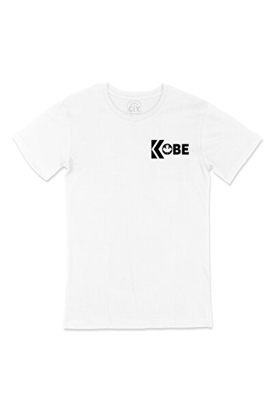 Cix Tricou alb cu logo Kobe Bryant cu design de buzunar