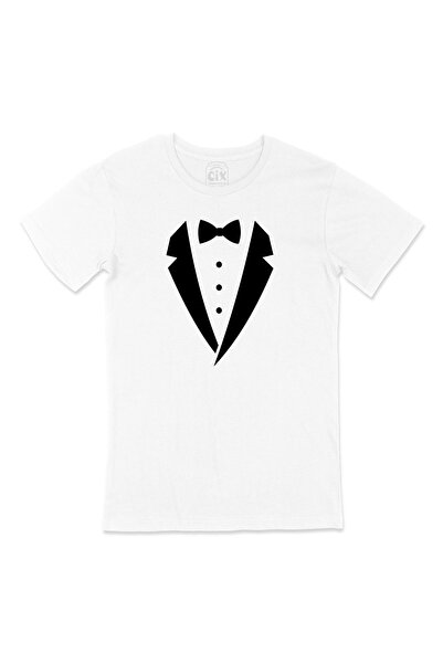 Cix Unisex Tuxedo Design T-Shirt