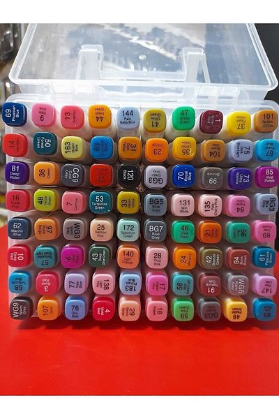 Pai Gebzeli Artist Double Ended Marker Pen Set 80's in Special Box