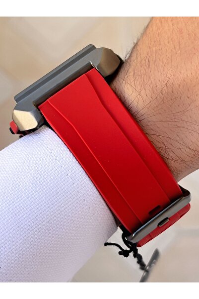 Ferrucci Function Function 3 Atm Waterproof Red Color Silicone Cord Men's Wristwatch