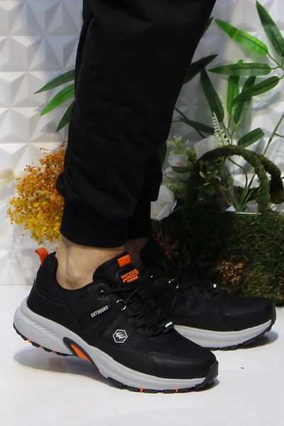 fort Wks 2709 Men's Outdoor Shoes - Black Orange, Comfortable Design