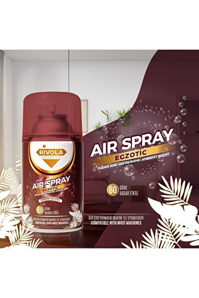 Rivola 250 ml Makina Yedek Oda Spreyi Sandal Ağacı