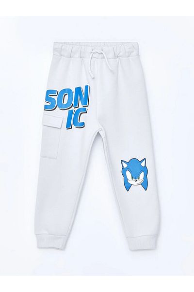 LC Waikiki LCW Baby Sonic εμπριμέ ελαστική μέση Jogger φούτερ για αγοράκι