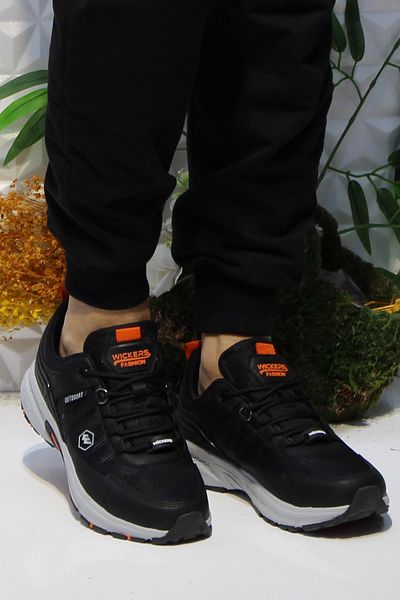 fort Wks 2709 Men's Outdoor Shoes - Black Orange, Comfortable Design