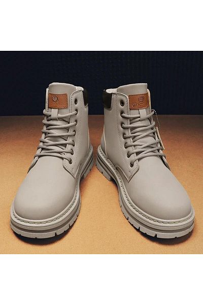 Palwin Beige Colored 120 cm Corded Boot Laces - Extra Sturdy and High Quality