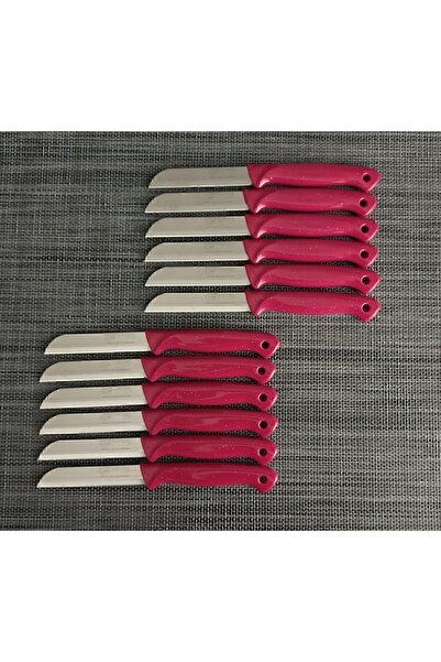 Solingen Simli Pembe Meyve Bıçağı 12'li