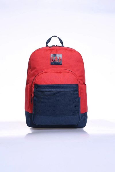 GAP SCHOOL BAG 03398 RED NAVY BLUE FOUR COMPARTMENT