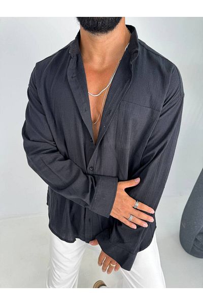 LA BOUM Λινό πουκάμισο Oversize