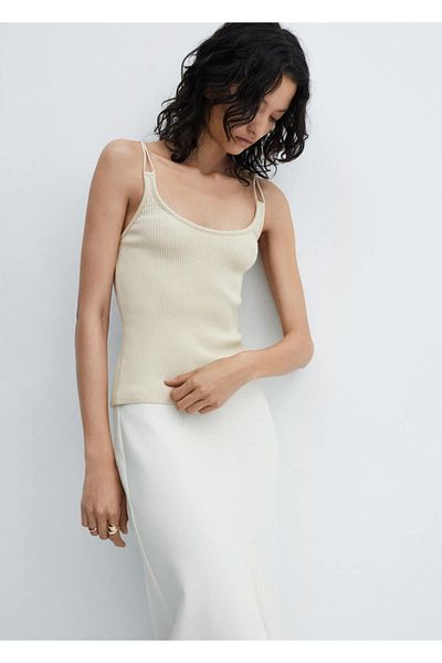 MANGO Woman Double Strap Blouse