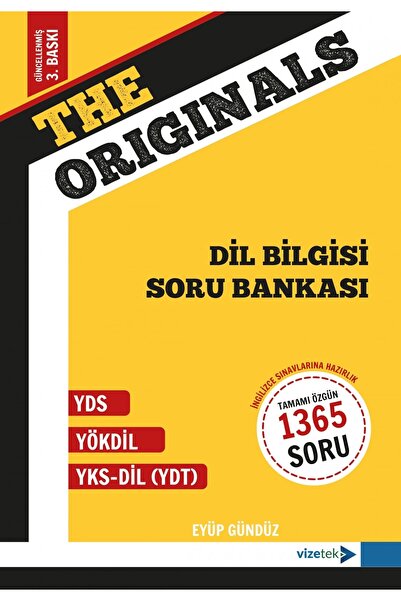 Vizetek Yayıncılık The Originals Dil Bilgisi Soru Bankası