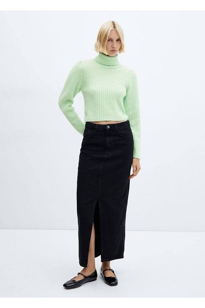MANGO Woman Pulover tricotat cu gât
