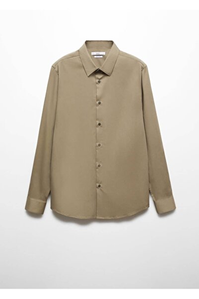 MANGO Man Süper slim fit poplin gömlek