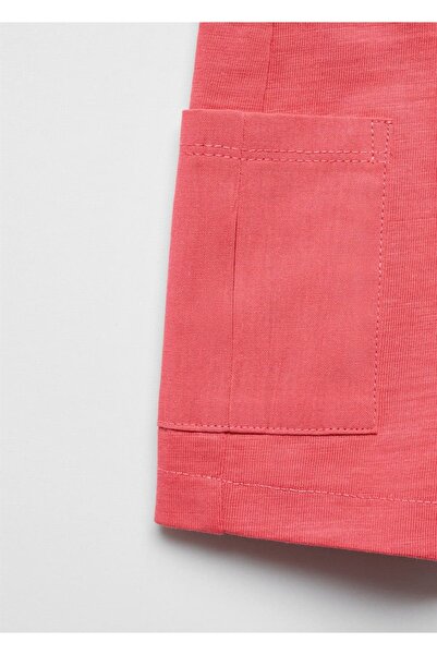 MANGO Baby Beli lastikli bermuda şort