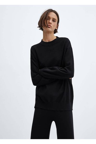 MANGO Woman Round neck knitwear sweater