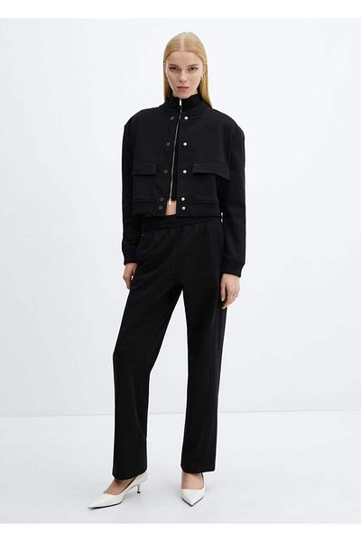 MANGO Woman Comfortable Cut Cotton Jogger Pants