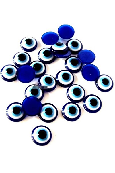 ELGALA حبة صغيرة عين الشر - 100 قطعة باللون الأزرق الداكن