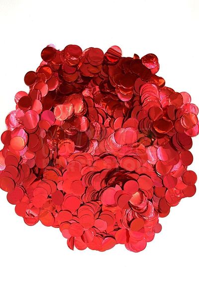 Huzur Party Store 1 PacK Red Transparent Balloon Scale - 10 Gram Confetti Chain