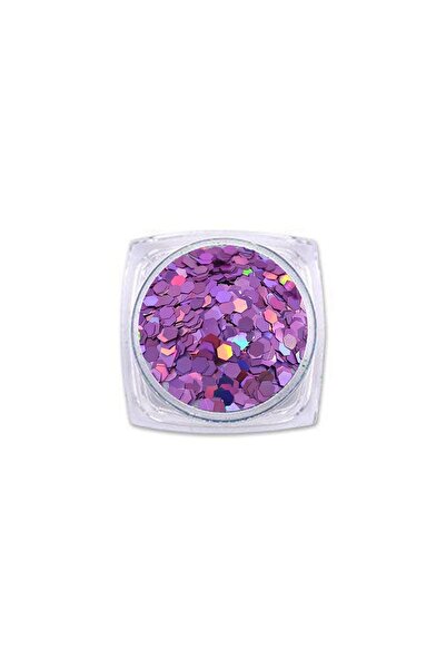 Getshop Epoksi Süsleme Glitter Altıgen Pembe Pul 5gr