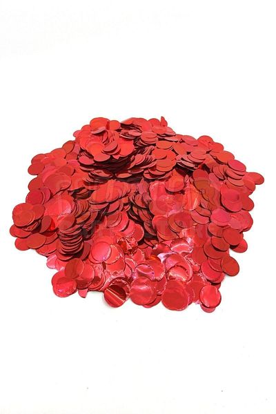 Huzur Party Store 1 PacK Red Transparent Balloon Scale - 10 Gram Confetti Chain
