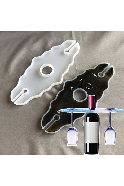 ELGALA Epoxy Silicone Mold Wine Rack Mold