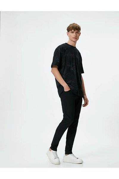 Koton Μαύρο ανδρικό Jean παντελόνι Justin Jean - 4sam40232nd