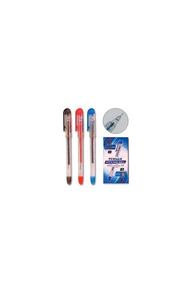 Pensan My-King 6405 Gel Pen - 0.5 mm Red