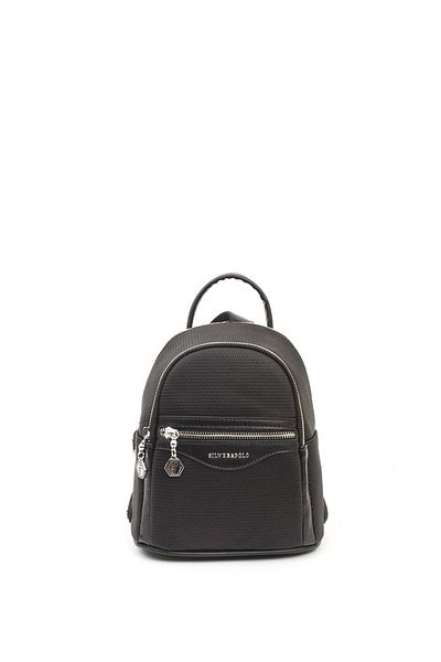 Silver Polo Rucsac de damă model 983 - două compartimente, negru/negru